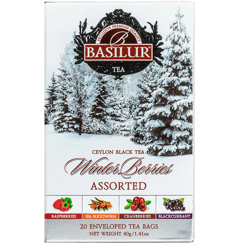 Basilur Winter Berries 20 bolsitas