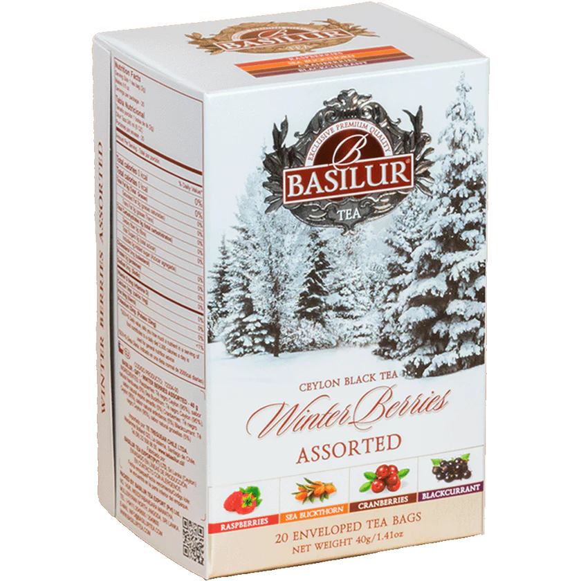 Basilur Winter Berries 20 bolsitas